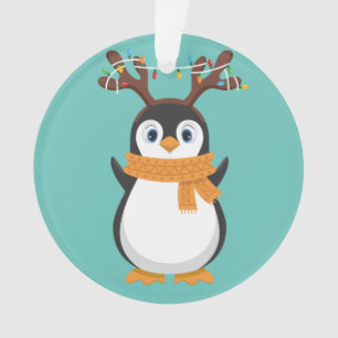Pajama de Noël Penguin Reindeer Père Noël