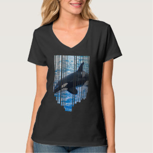 Pajama des Ozeans des Whales des Orcas Killer für  T-Shirt