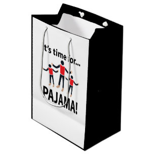 Pajama Es ist Zeit für Pajama Mittlere Geschenktüte