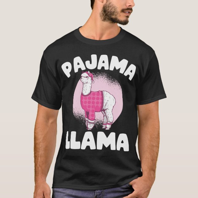 Pajama llama-Schlafanzug T-Shirt (Vorderseite)