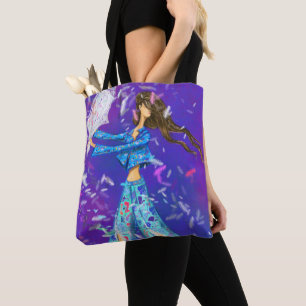 Pajama Party Girl Tote Bag Kissen Kampf - Girl Tasche
