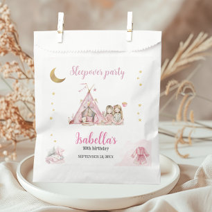 Pajama Party Sleepover Party Geschenktütchen