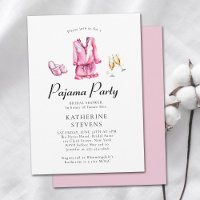 Pajama Party Slumber PJ Champagne Brautparty