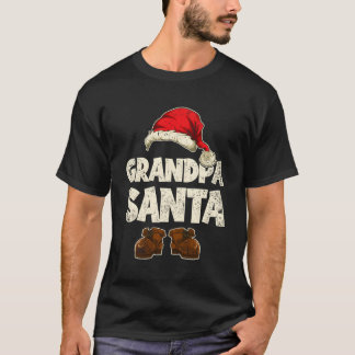 Pajama Xmas Weihnachtsgeschenk Opa Santa T-Shirt