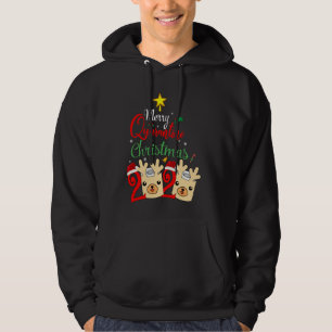 Pajamas Family Matching Xmas Merry Quarantine Chri Hoodie