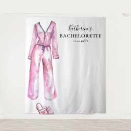 Pajamas Prosecco Chic Junggeselinnen-Abschied Hint Wandteppich