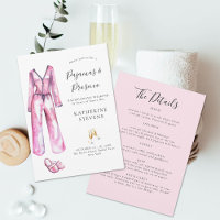 Pajamas Prosecco Chic Junggeselinnen-Abschied Rout