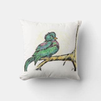 Pájaro con naturaleza kissen