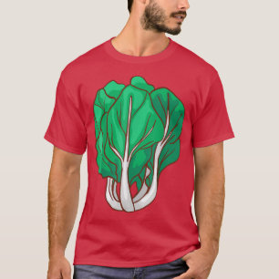 Pak Choi Vegetables Food Vegan Vegetarian T-shirt 