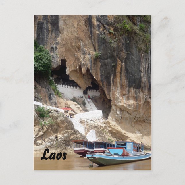 Pak ou laos postkarte (Vorderseite)