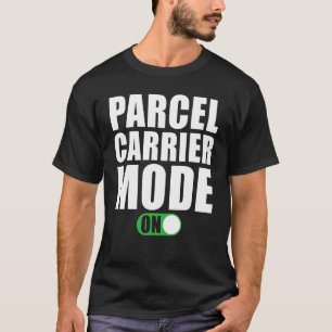 Paketbeförderungsmodus beim Paketbeförderer T-Shirt