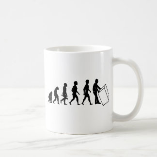 Paketbote Paketzusteller Spedition Packet Liefern Kaffeetasse