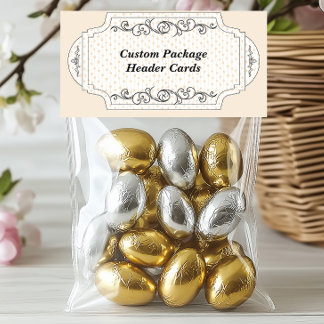 Paketkarte für den benutzerdefinierten geklappten