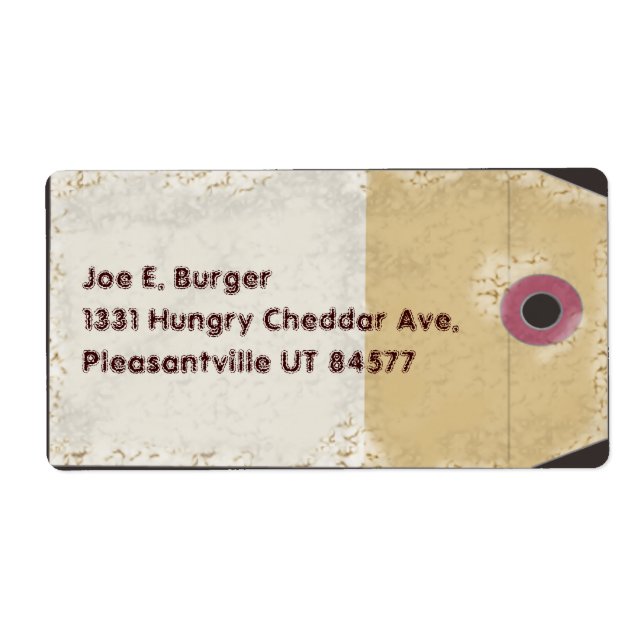 Paketstil-Tag (Vorne)