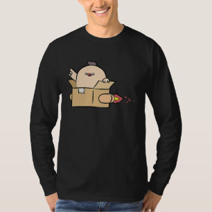Paketzustellplatte Postbote Lieferung T-Shirt