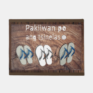 Pakiiwan PO ANG tsinelas Fußmatte