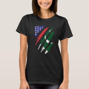 Pakistan American Grown Flag USA Patriot Erbe T-Shirt