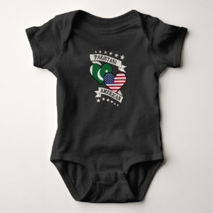 Pakistan Amerika Baby Strampler