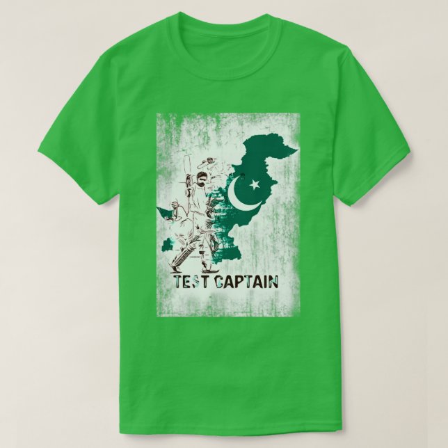 Pakistan Cricket 3  T-Shirt (Design vorne)
