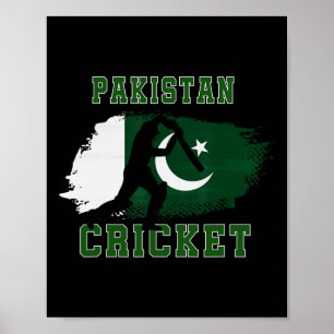 Pakistan Cricket Anhänger Flagge Pakistan Cricket Poster