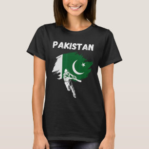Pakistan Cricket Trikot Cricket Flagge Pakistans T-Shirt