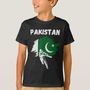 Pakistan Cricket Trikot Cricket Flagge Pakistans  T-Shirt