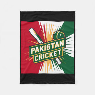 Pakistan Cricket Trikot Cricket Flagge Von Pakista Fleecedecke