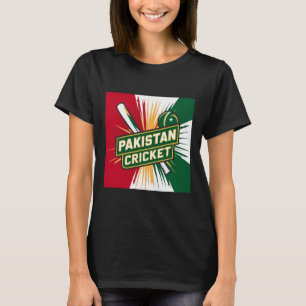 Pakistan Cricket Trikot Cricket Flagge Von Pakista T-Shirt