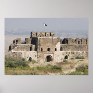 Pakistan, Dina. Talaqi Tor aus Sicht Poster