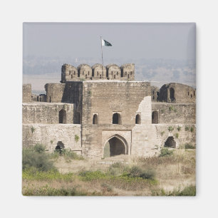 Pakistan, Dina. Talaqi-Tor von innen gesehen Magnet