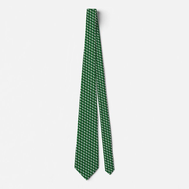 Pakistan Flag Hearts Krawatte (Vorderseite)