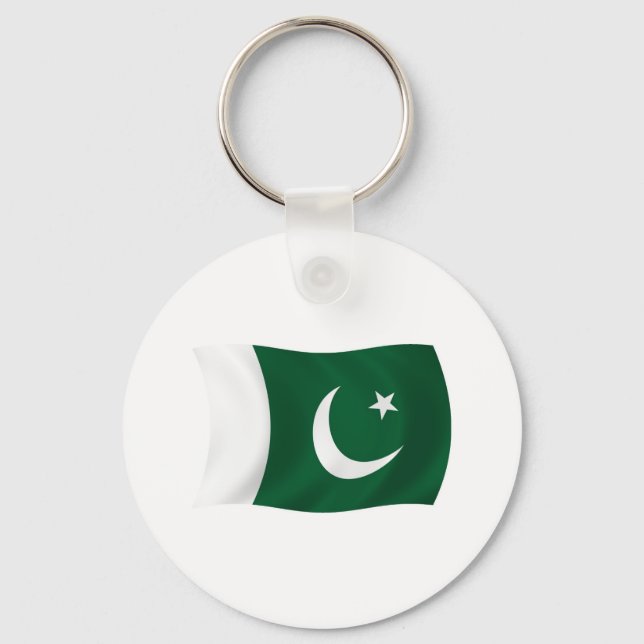 Pakistan Flag Schlüsselanhänger (Vorderseite)