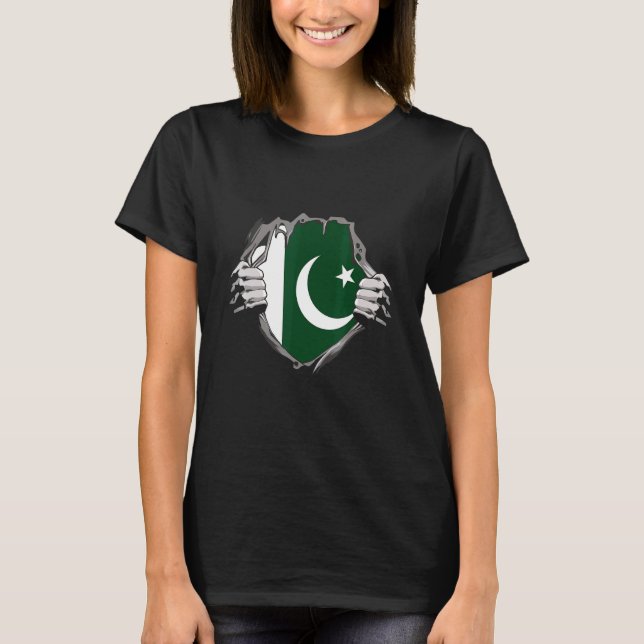 Pakistan flag T-Shirt (Vorderseite)