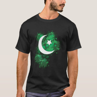 Pakistan-Flagge 14. August Patriotischer Unabhängi T-Shirt
