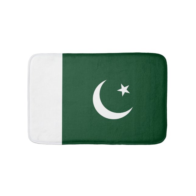 Pakistan-Flagge Badematte (Vorderseite)