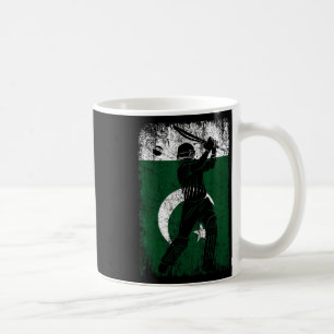 Pakistan-Flagge-Cricket-Trikot-Fan-Spieler-Trainer Kaffeetasse