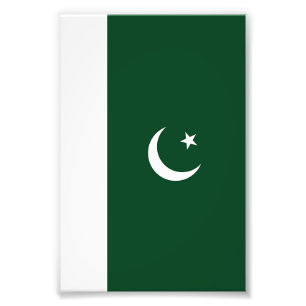 Pakistan-Flagge Fotodruck