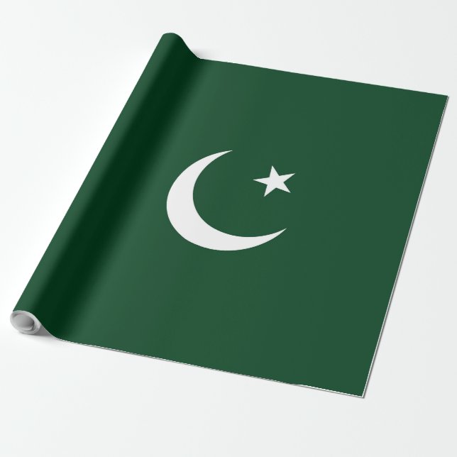 Pakistan-Flagge Geschenkpapier (Ungerollt)