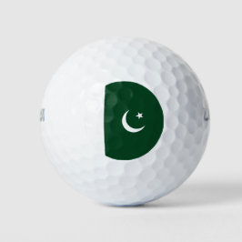 Pakistan-Flagge Golfball