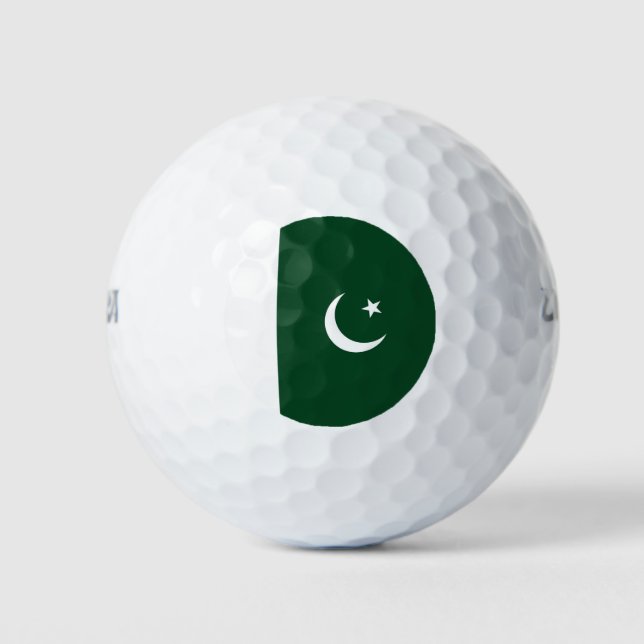 Pakistan-Flagge Golfball (Vorderseite)