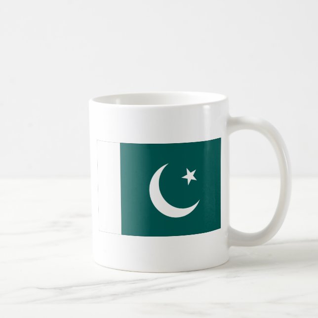 Pakistan-Flagge Kaffeetasse (Rechts)