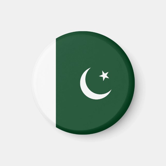 Pakistan-Flagge Magnet (Vorne)