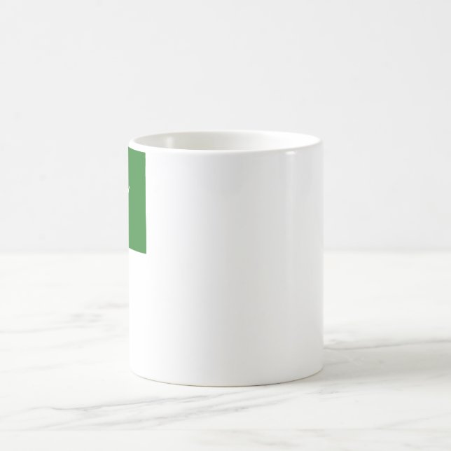 Pakistan-Flagge mit Namen im Urdu Kaffeetasse (Mittel)