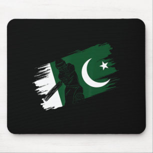 Pakistan-Flagge Pakistan Cricket-Fan Spieler Train Mousepad