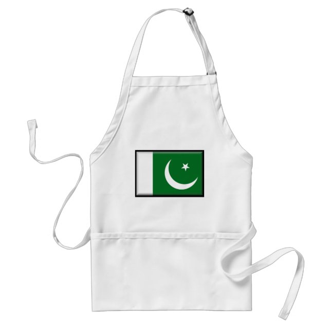 Pakistan-Flagge Schürze (Vorne)