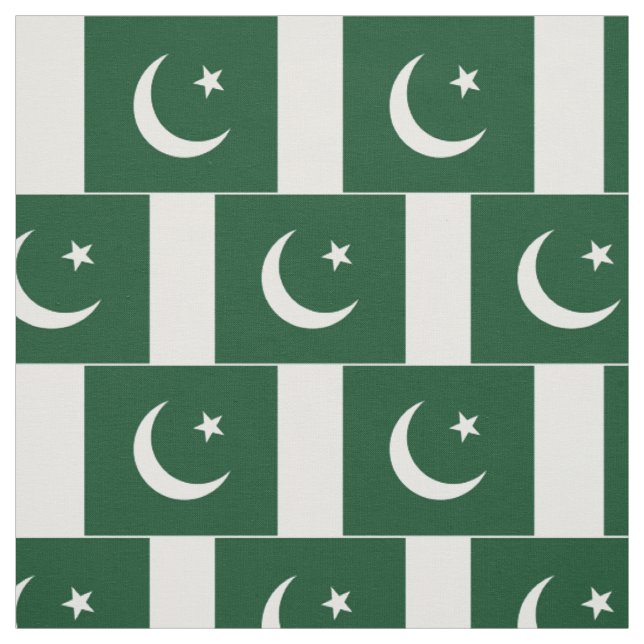 Pakistan-Flagge Stoff (Muster)