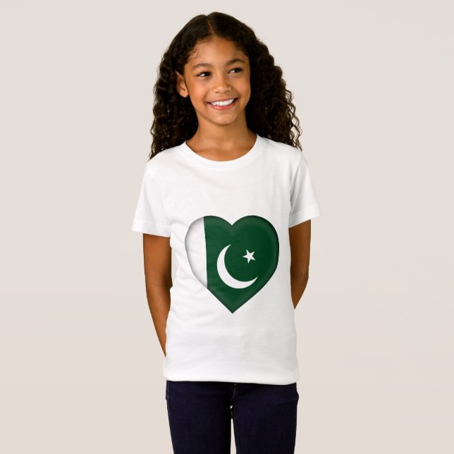 Pakistan-Flagge T-Shirt (Vorne ganz)