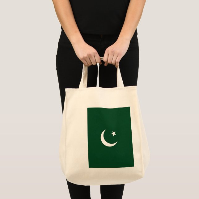 Pakistan-Flagge Tragetasche (Vorderseite (Produkt))