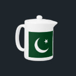 Pakistan Flaggenteapot<br><div class="desc">Mit diesem eleganten Teekessel der pakistanischen Fahne, der eine perfekte Mischung aus Funktionalität und Nationalstolz ist, bringen Sie eine Touch kulturellen Stolzes in Ihre Teestunde! Dieses Teekanne wurde mit viel Liebe zum Detail gestaltet und präsentiert die pakistanische Fahne mit einer lebendigen und eindrucksvollen Darstellung, die es zu einer schönen Ergänzung...</div>