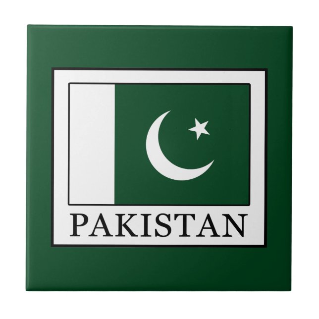 Pakistan Fliese (Vorderseite)